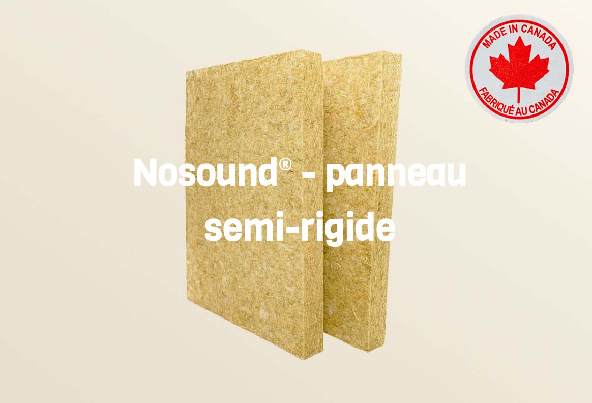 Nosound® : Matelas insonorisant souples ou semi-rigides de fibres de chanvre