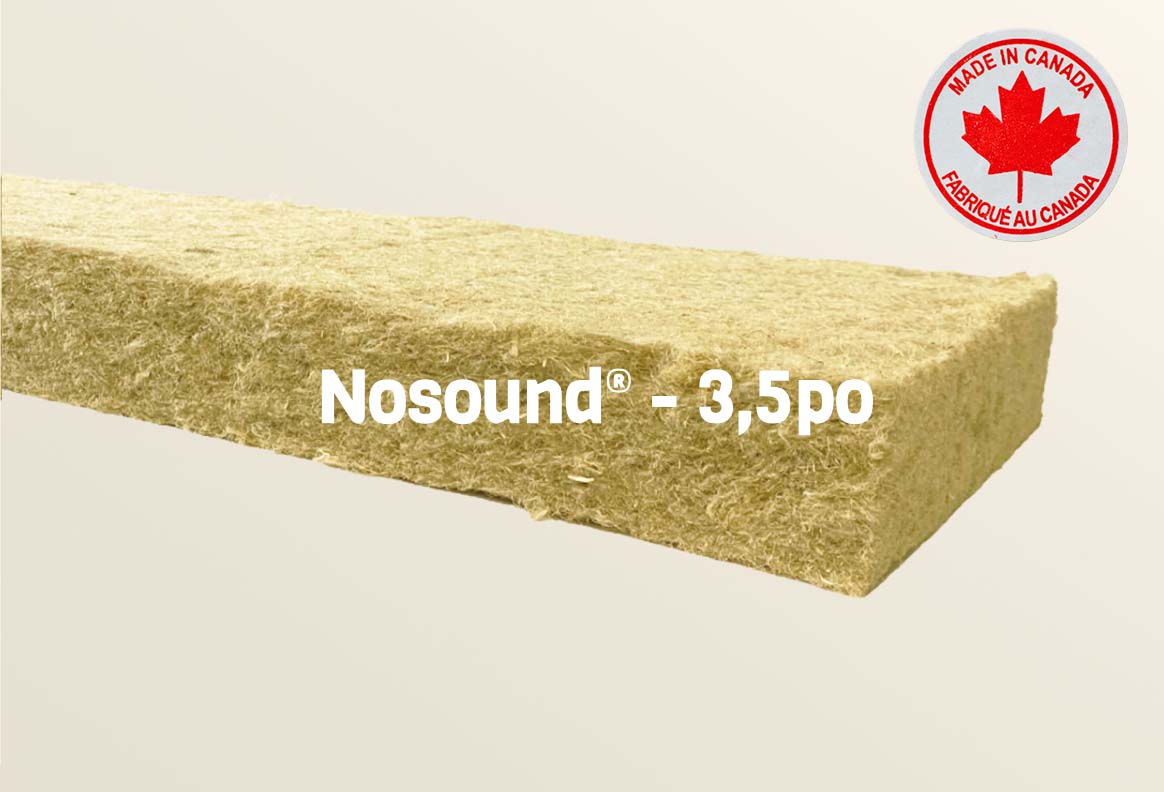 Nosound® : Matelas insonorisant souples ou semi-rigides de fibres de chanvre
