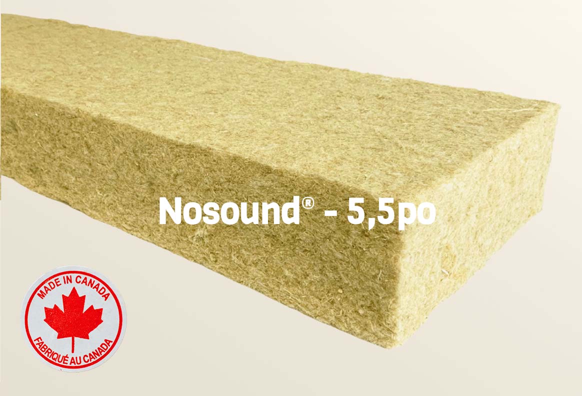 Nosound® : Matelas insonorisant souples ou semi-rigides de fibres de chanvre