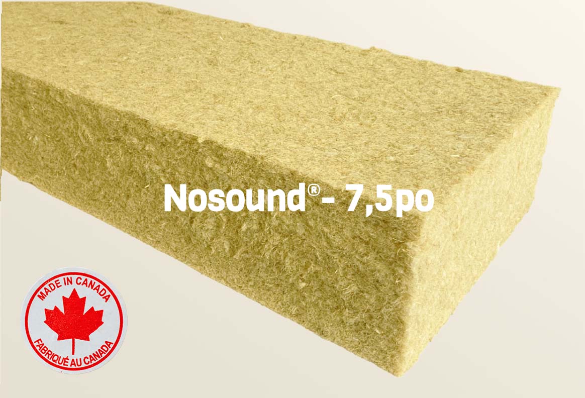 Nosound® : Matelas insonorisant souples ou semi-rigides de fibres de chanvre