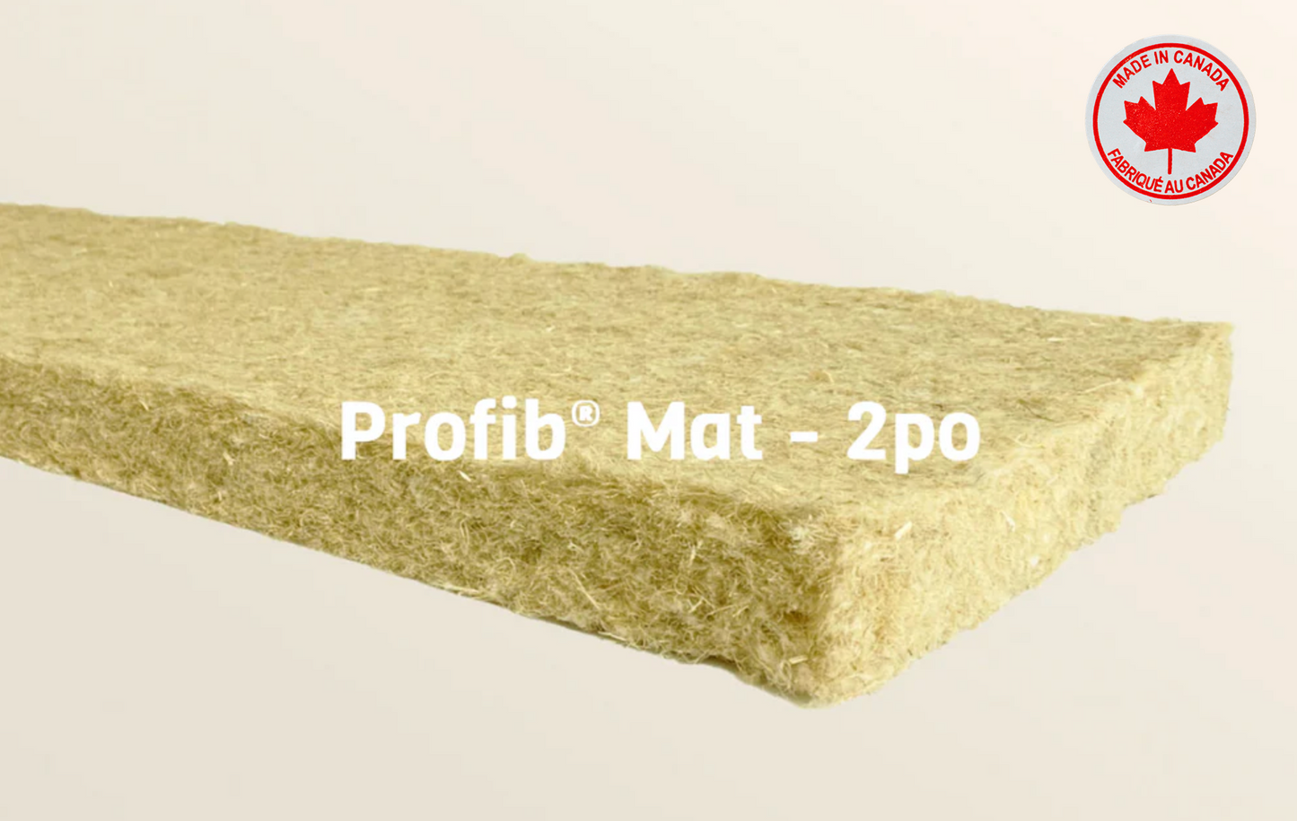 Profib® Mat: Thermal insulating mattress made from hemp fibers