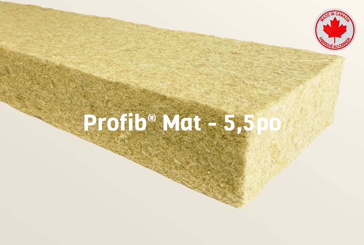 Profib® Mat: Thermal insulating mattress made from hemp fibers